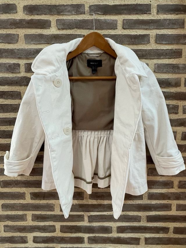 Blazer Blanca MANGO