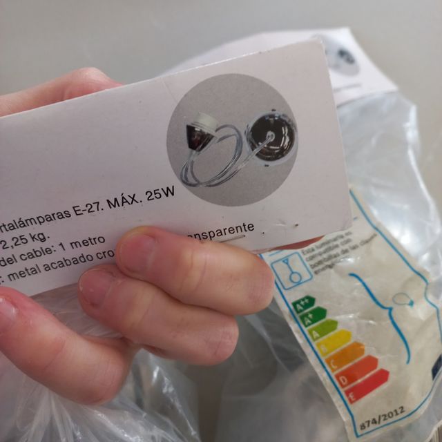 Lampada a sospensione nuova di zecca