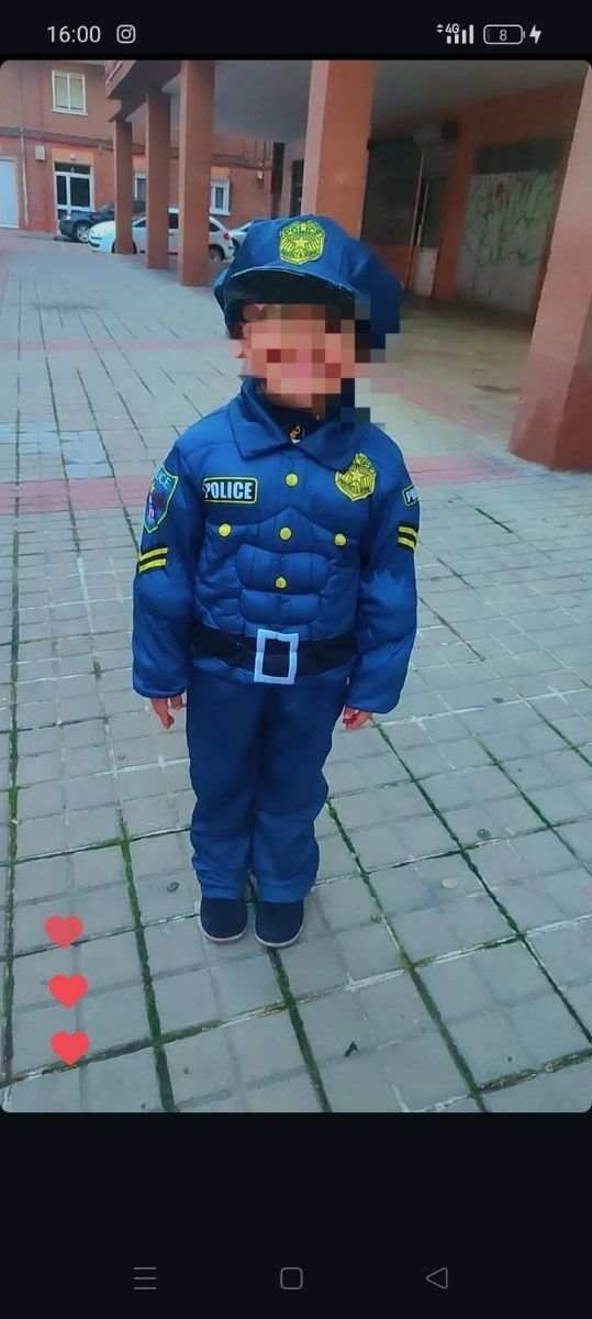 Disfraz policía