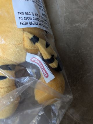 Peluche mascotte tigre Plasmon nuovo 