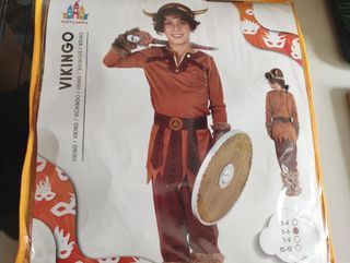 Disfraz vikingo niño talla 5-6 años