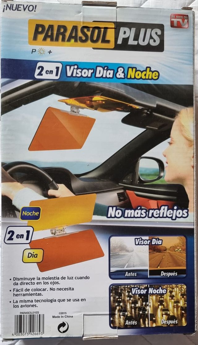 Visor antideslumbramiento nuevo en su caja