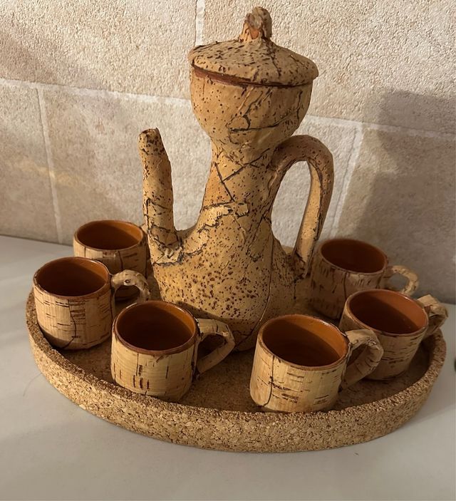 Set da te o caffe’ in sughero