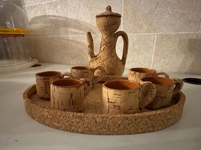 Set da te o caffe’ in sughero