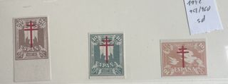 Sellos España 1942 Pro Tuberculosos 958/960 sd