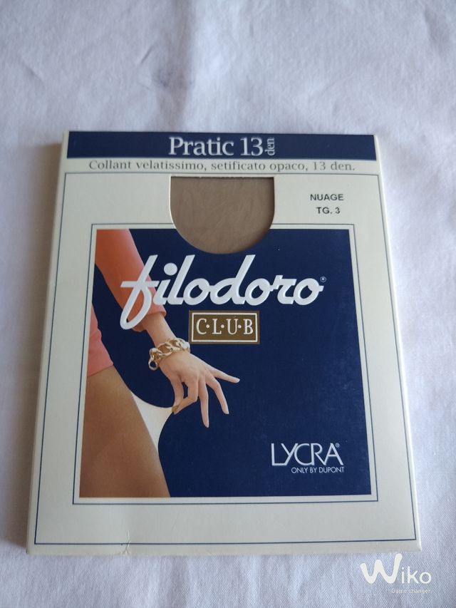 5 paia di collant, tg 3, colore beige