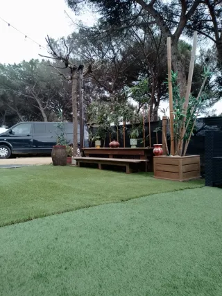 Caravana y parcela de alquiler en camping un 2x1