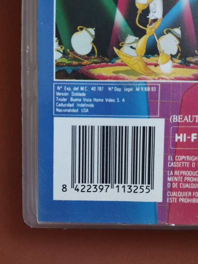 VHS La Bella y la Bestia