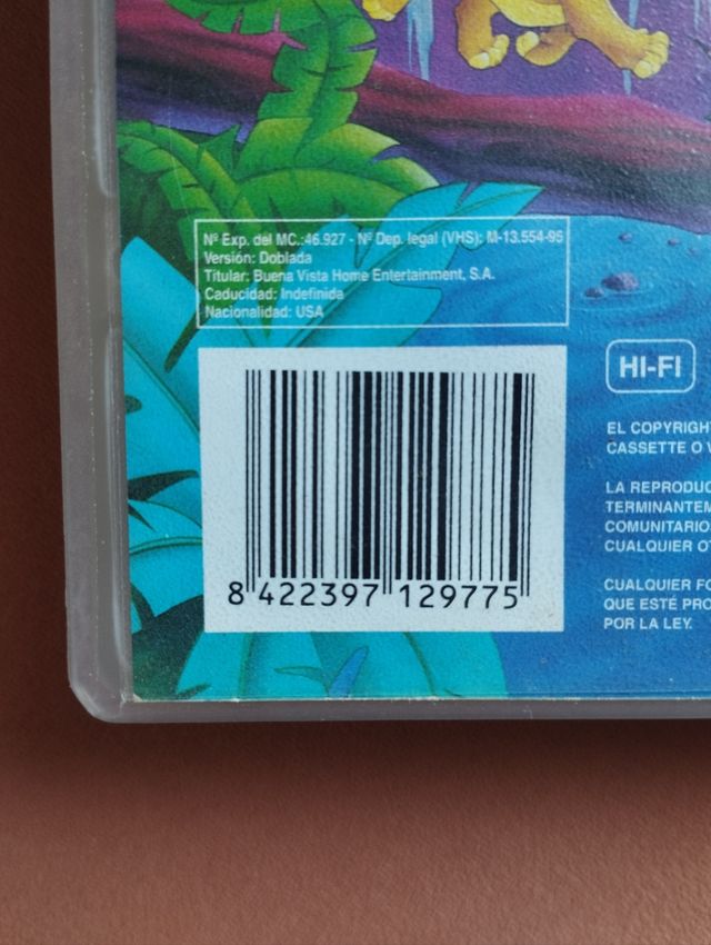 Tres VHS El Rey León + la 2 + Los otros leones