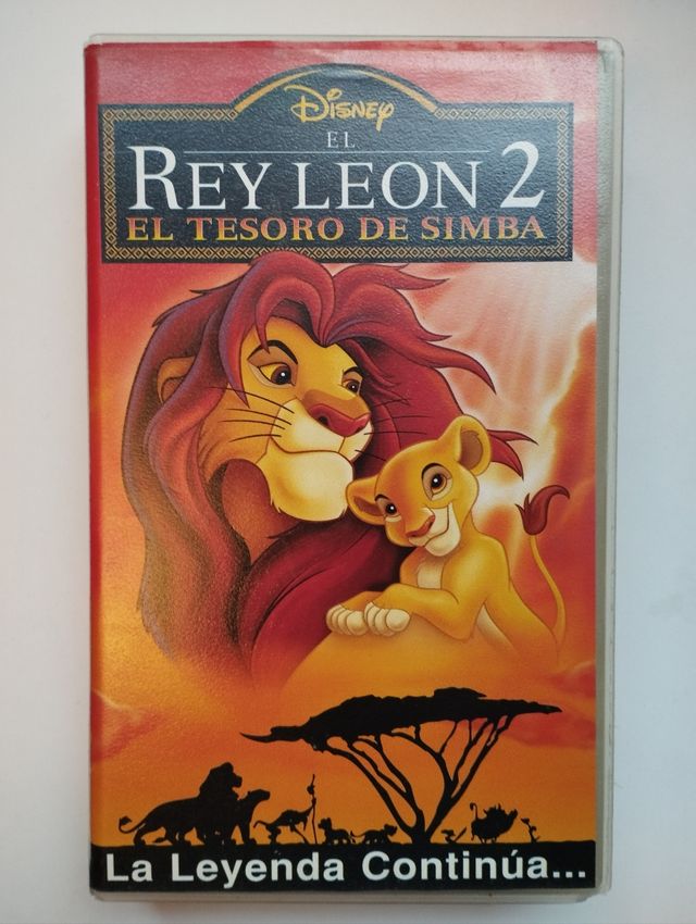 Tres VHS El Rey León + la 2 + Los otros leones