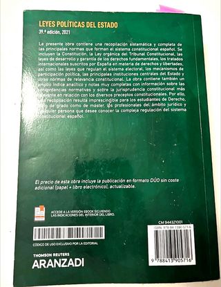Leyes Políticas del Estado (Papel + e-book)