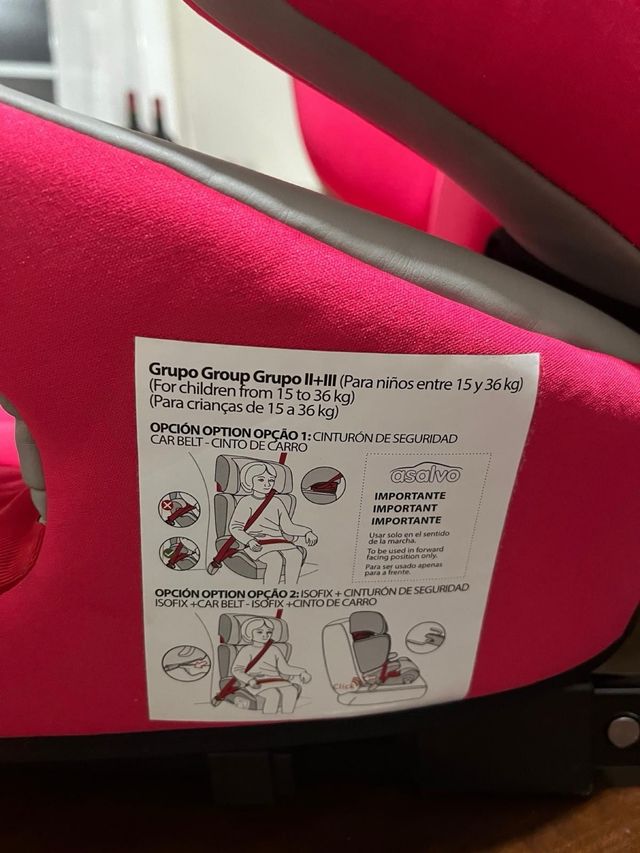 SILLA PARA COCHE GRUPOS II / III