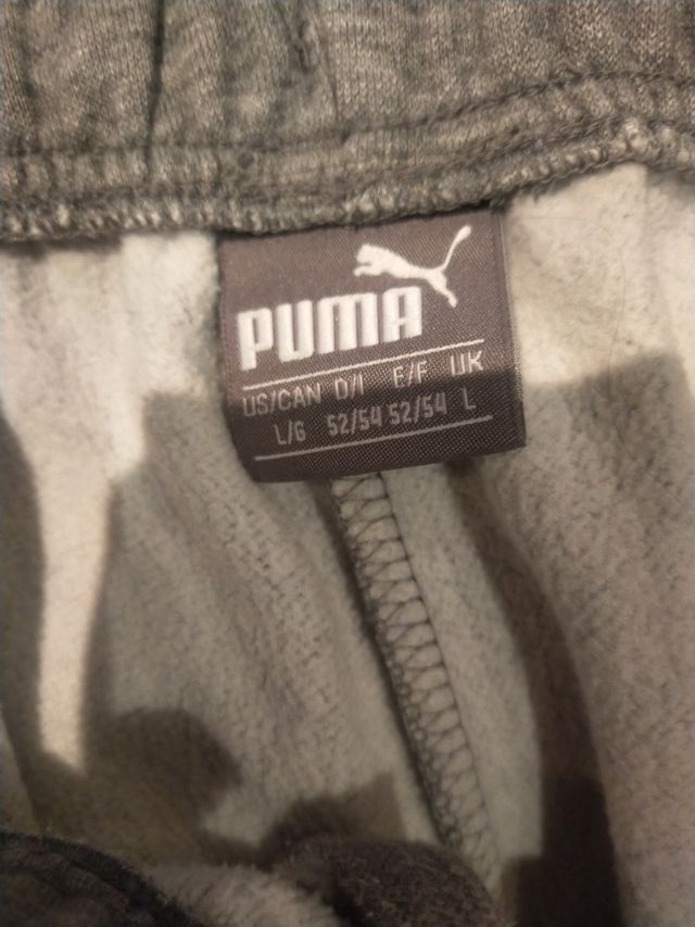 Chándal gris, PUMA, talla XL 