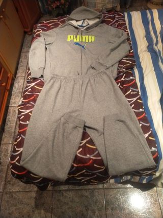 Chándal gris, PUMA, talla XL 