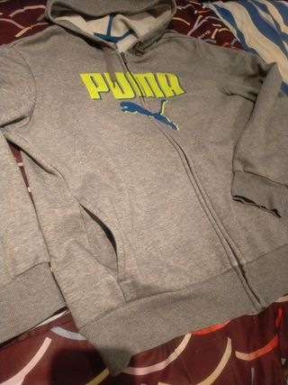 Chándal gris, PUMA, talla XL 
