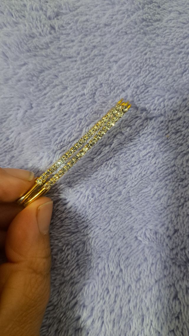 2 imperdibles brillantes