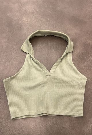 top bershka verde chiaro