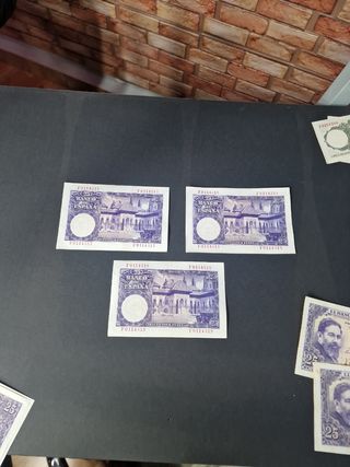 Billetes de 25 pesetas 1954