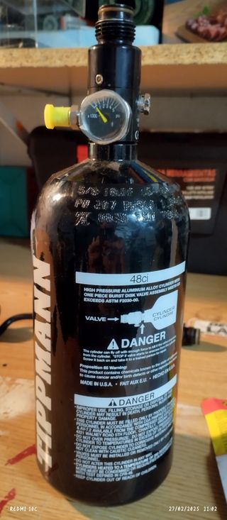 Botella más manguera flexible