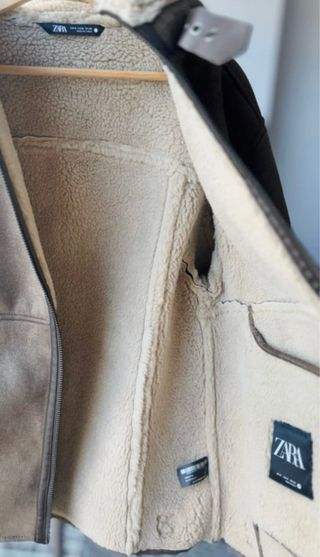 Cazadora doble faz zara 