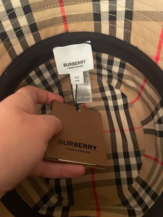 Cappello Burberry Nero Taglia XS