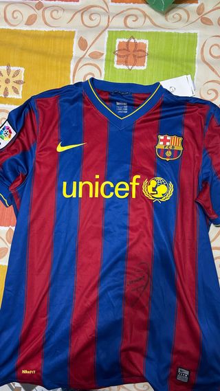 Camiseta FC Barcelona 2008 firmada por Xavi