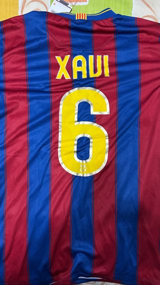 Camiseta FC Barcelona 2008 firmada por Xavi