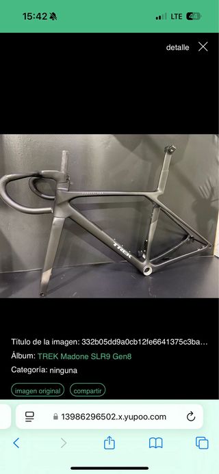¡¡¡ CUADRO TREG MADONE GEN 8 !!!