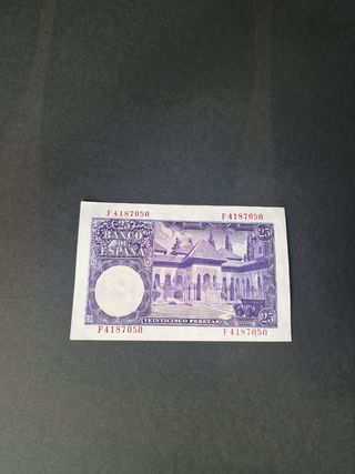  Billete 25 pesetas de 1954