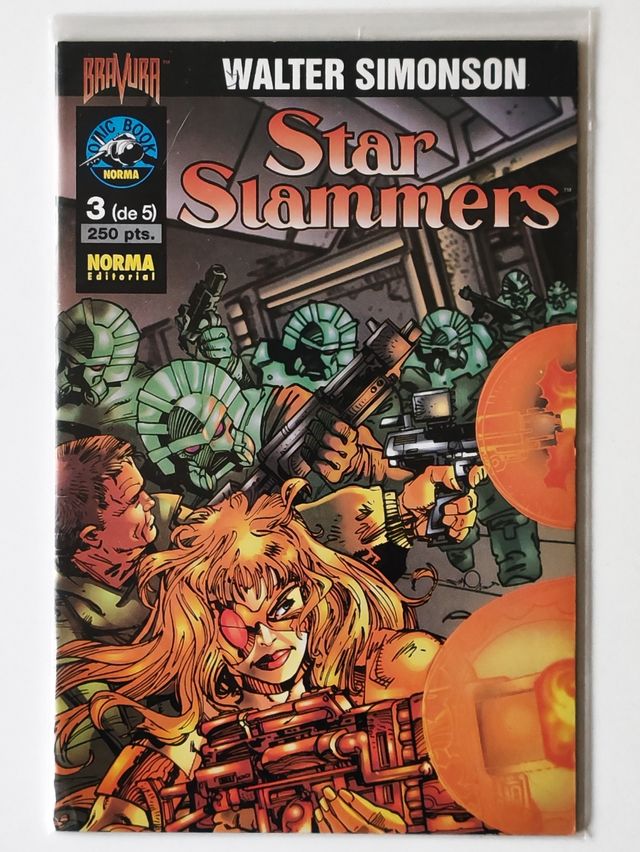 Mini Serie Completa 5 Cómics "Star Slammers" 1995