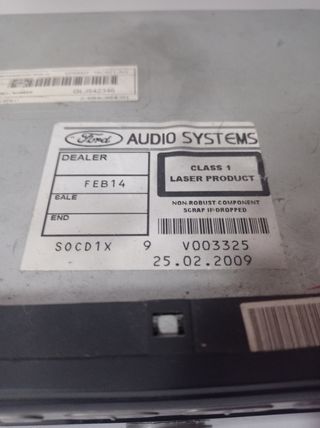 Radio CD Sony Ford Focus mk2 
