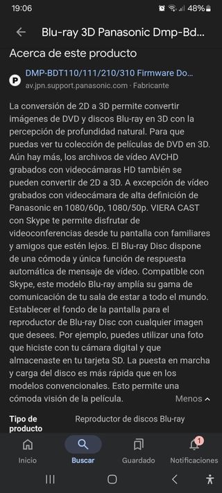 Blu-ray Panasonic
