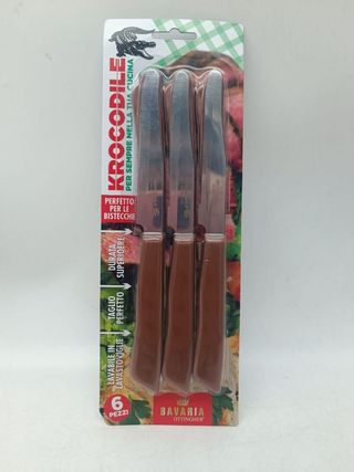 Coltelli casa 6 pezzi vari colori