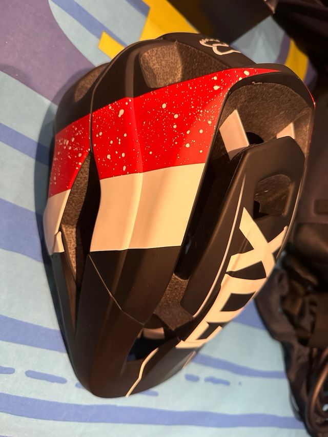 Casco mtb bici fox metah