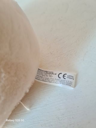 Coniglio pasquale peluche