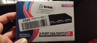 SWITCH DE 2 PUERTOS VGA
