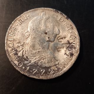 8 reales 1772 Carlos III 