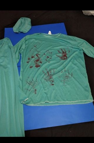 Disfraz cirujano zombie adulto