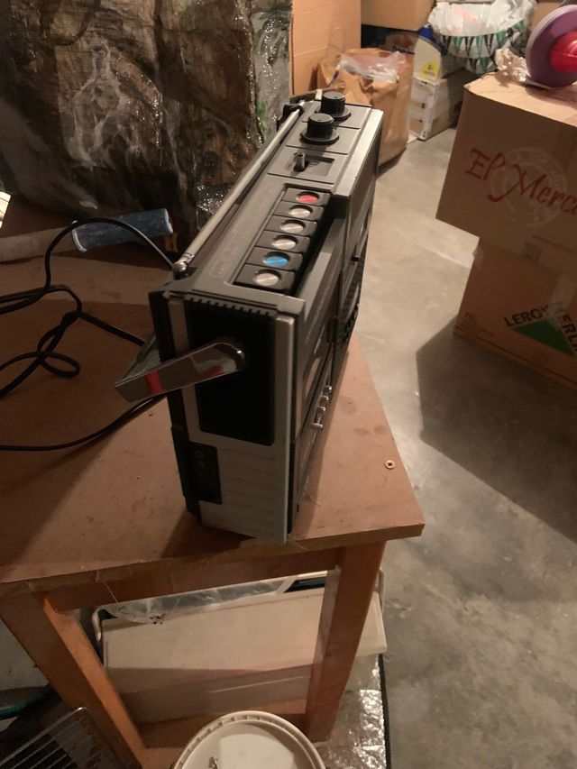 Radio casette antiguo jvc