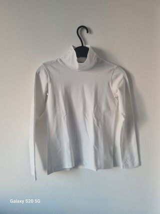 Maglia lupetto bianca taglia 8 anni