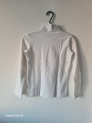 Maglia lupetto bianca taglia 8 anni
