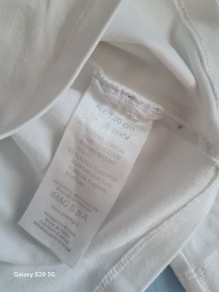 Maglia lupetto bianca taglia 8 anni