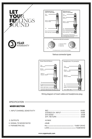 Mesa de Mezcla OQUAN Q-Mini USB.¡¡NUEVO!!