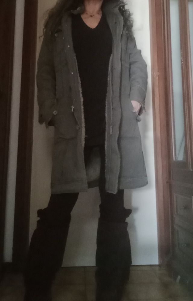 Giaccone imbottito con cappuccio Project