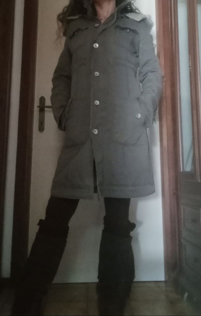 Giaccone imbottito con cappuccio Project