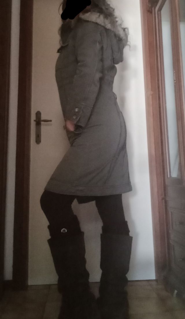 Giaccone imbottito con cappuccio Project