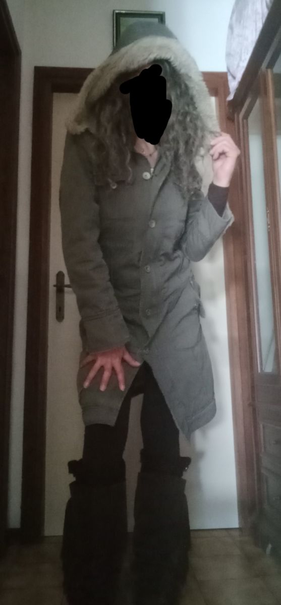 Giaccone imbottito con cappuccio Project