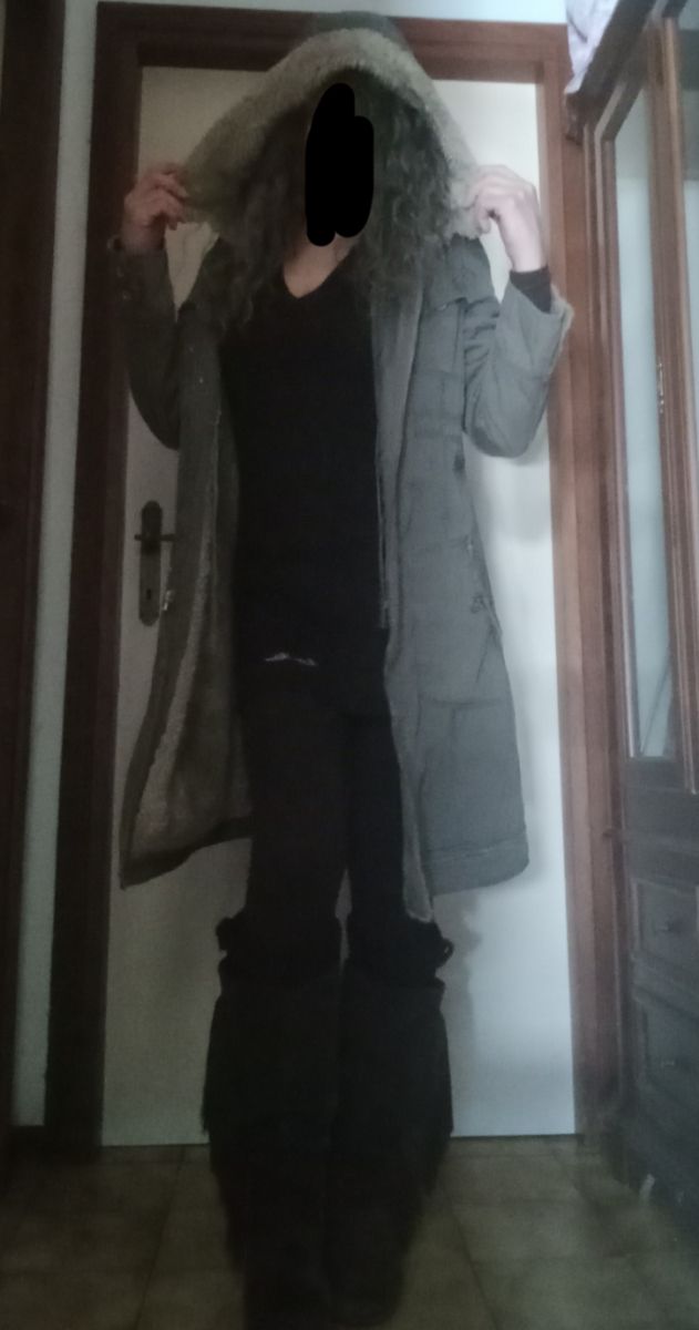 Giaccone imbottito con cappuccio Project