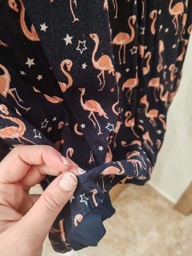 Blusa estampada flamencos