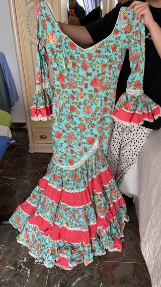 Vestido flamenca mujer 